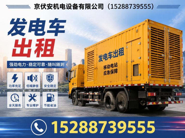 呼伦贝尔静音发电车租赁展示图